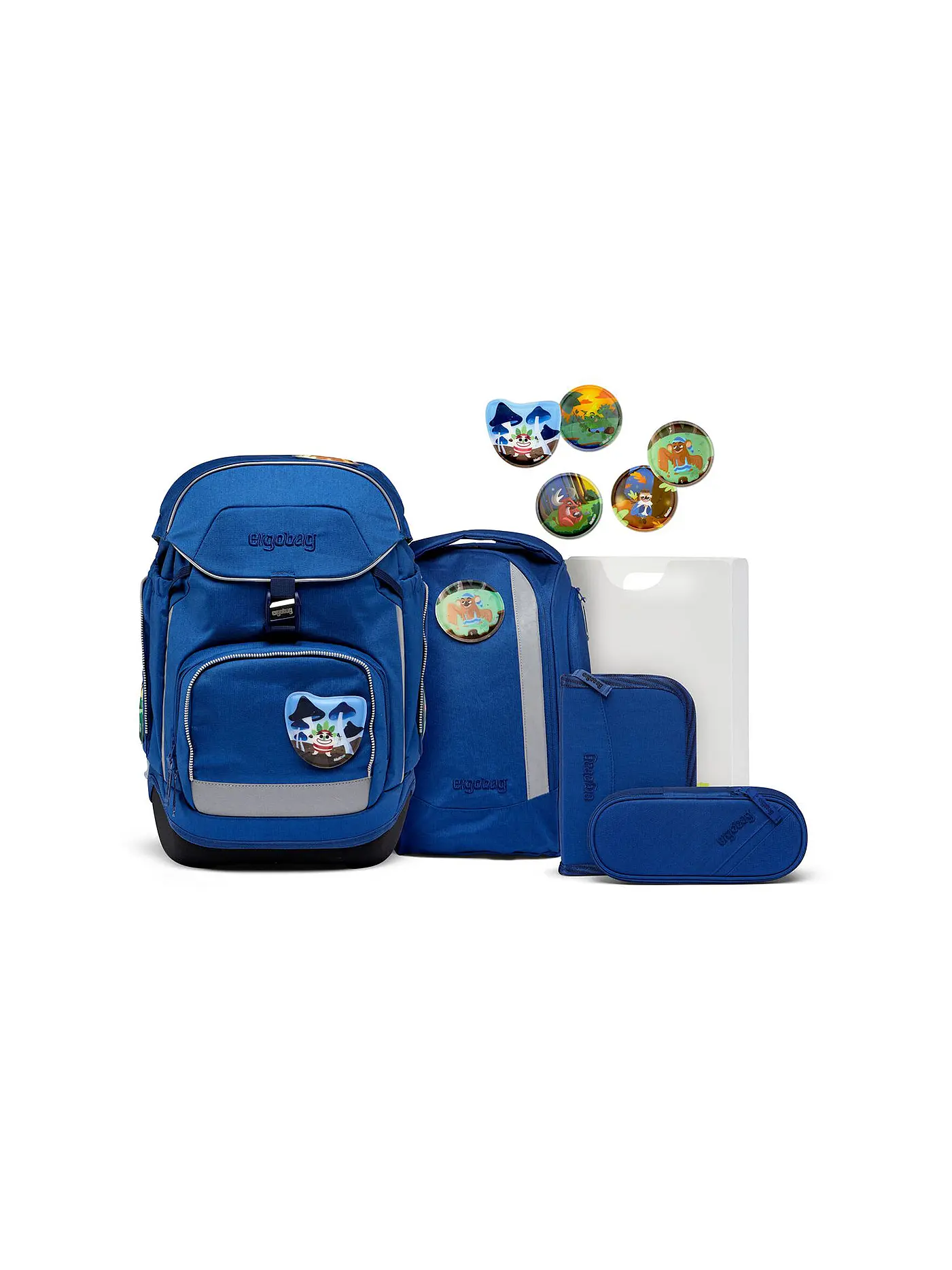 ERGOBAG | Schultaschen-Set 6-tlg. Pack - WaldmonstBär | 